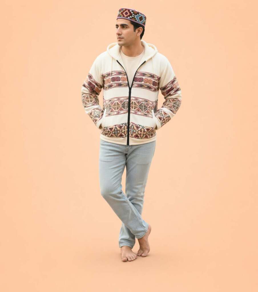 Himachali woolen jacket - Image 3