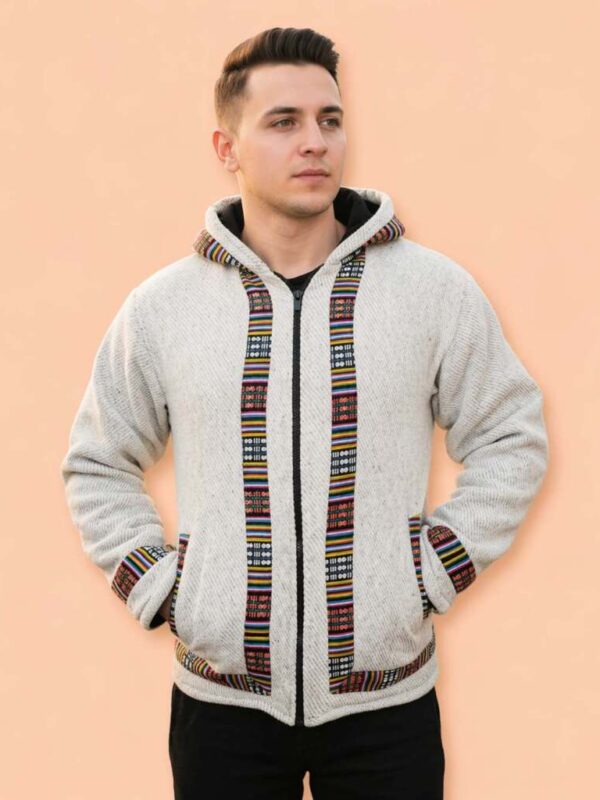 Wolen grey Verticle strip