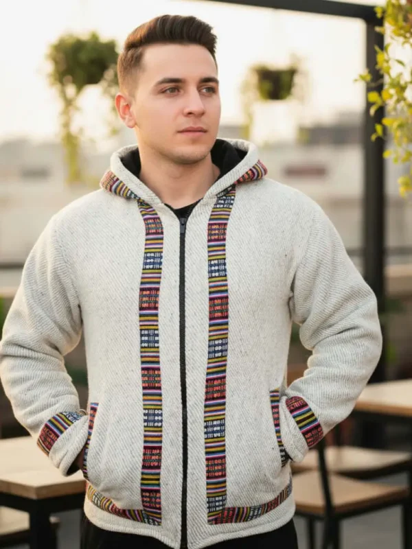 Wolen grey Verticle strip