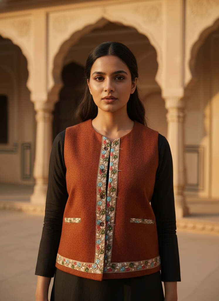 Women Jacket with Embroidery work