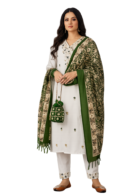 Women Embroidered Kurta Pant Set with Silk Dupatta | Ethnic Suit Set