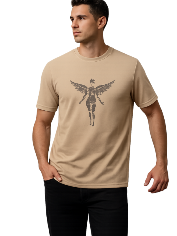 Matty Fabric T-shirt, Nirvana Graphic design Summer Wear