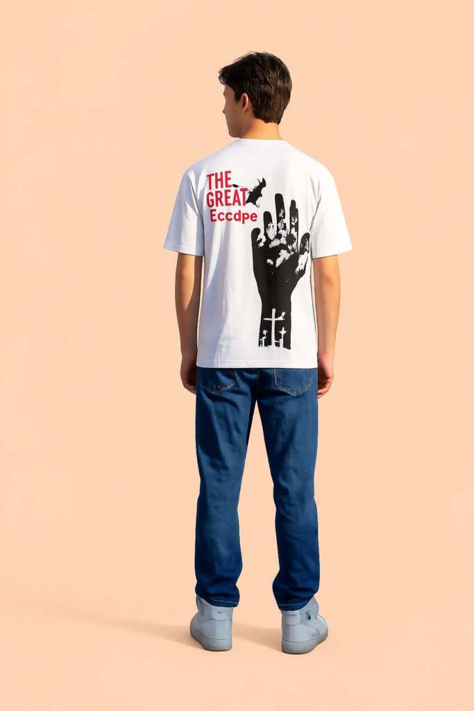 Men’s Graphic Printed T-Shirt | “Escape The Mainstream” | Premium Casual Wear - Image 4