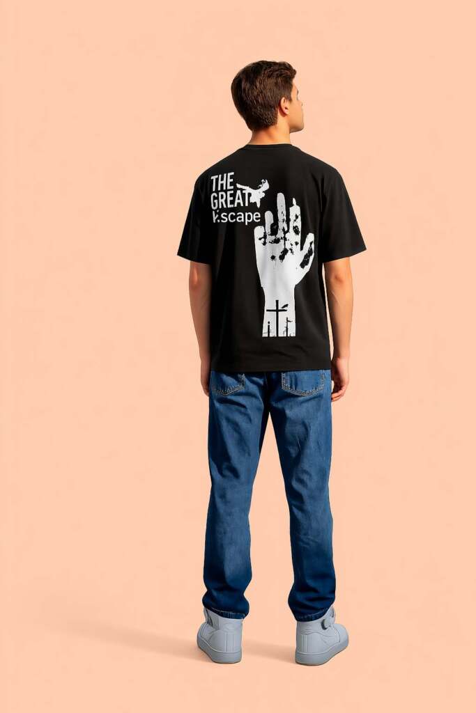 Men’s Graphic Printed T-Shirt | “Escape The Mainstream” | Premium Casual Wear - Image 3