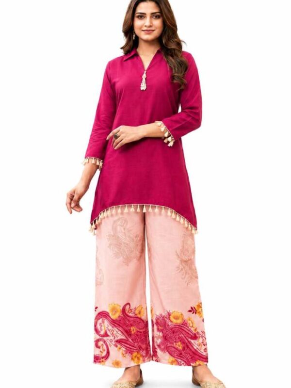 Women's Kurta Palazzo Set